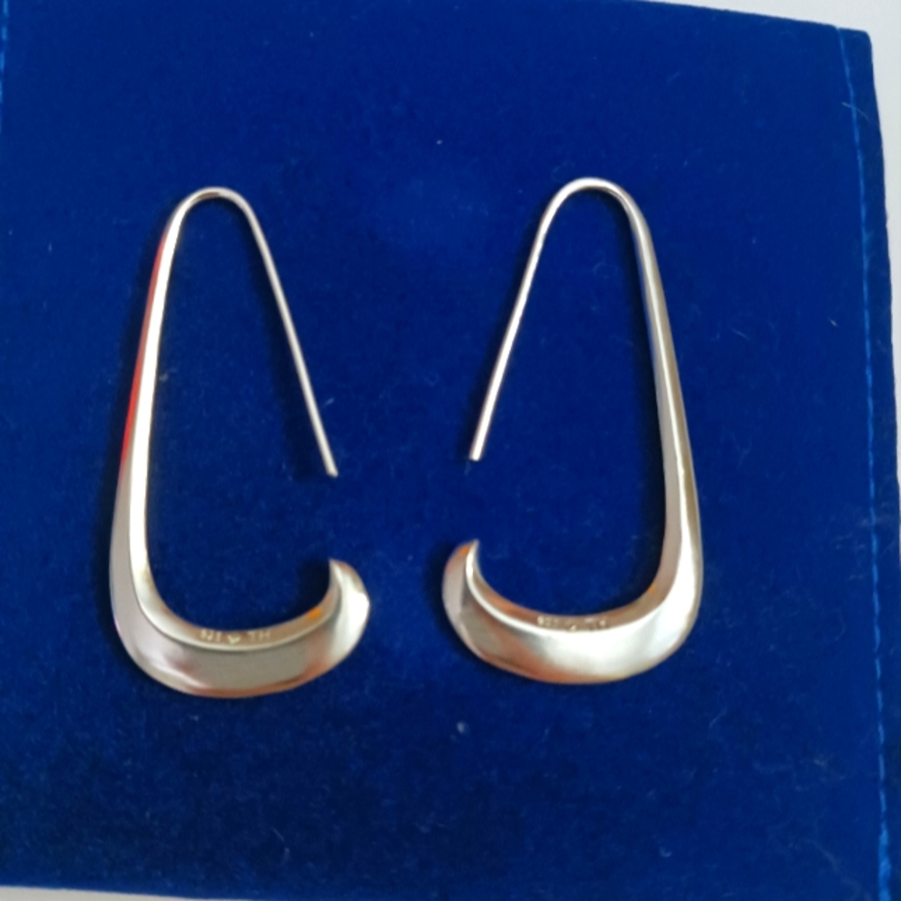 Sterling silver dangle earrings